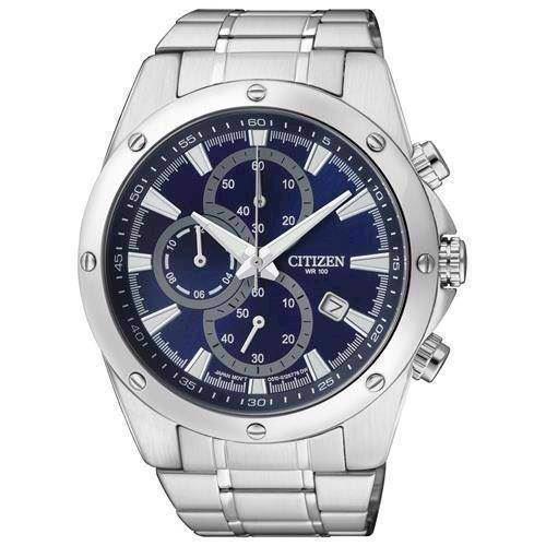 Image of Citizen mat rustfri stål quartz med Eco-Drive Herre ur